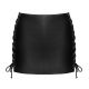 2001080 Zado Leather Skirt Black