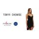 Сорочка приталенная TONYA CHEMISE black L/XL - Passion Exclusive, трусики