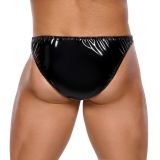 2890534 Black Level Vinyl Briefs Men Black