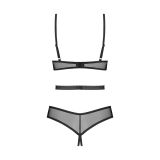 Боді Obsessive Euridia crotchless teddy XS/S