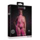 Бодістокінг - Ouch! Bodystocking With Halterneck Pink, XL/4XL