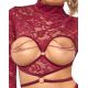 2251329 Abierta Fina Open Top & Thong Red
