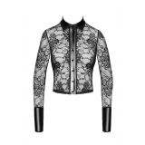 Блуза Noir Handmade F377 Noirelle Lace Button-up Shirt S