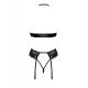 Комплект Kissable Bondage Kiss Set Black S/M