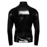 2890542 Black Level Vinyl Shirt Men Black