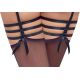 2215314 Cottelli Collection Bra Suspender Set Black