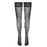 Панчохи - 2520710 Cottelli Collection Hold-Ups Rose Black - 3