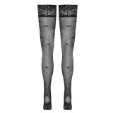 Панчохи - 2520710 Cottelli Collection Hold-Ups Rose Black - 3