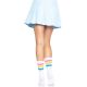 Носки женские в полоску Leg Avenue Pride crew socks Pansexual, 37–43 размер