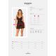 Эротический комплект Obsessive Chemeris babydoll & thong XS/S, пеньюар и стринги
