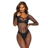 Бодістокінг - Bodystocking 2061, black - One Size