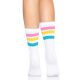 Носки женские в полоску Leg Avenue Pride crew socks Pansexual, 37–43 размер