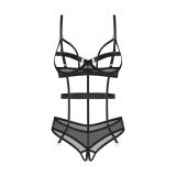 Боді Obsessive Euridia crotchless teddy M/L
