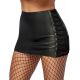 2001080 Zado Leather Skirt Black