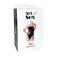 Лаковане боді Art of Sex - Jazz, колір червоний, розмір L
