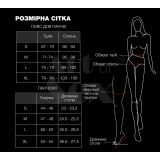 Комплект пояс та панчохи Art of Sex - Deily, колір чорний, розмір XL