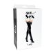 Сексуальные виниловые чулки Art of Sex - Lora, размер L, с эффектом голограммы