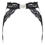 2340542 Cottelli Collection Suspender Belt Black