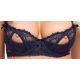 2215314 Cottelli Collection Bra Suspender Set Black
