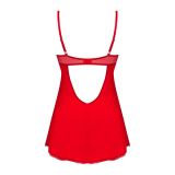 Пеньюар Obsessive Ingridia chemise & thong XL/2XL