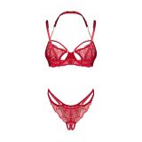 Комплект Obsessive Matildea 2-pcs crotchless set 2XL/3XL