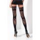 (SALE) Чулки ST025 1/2 nero - Passion
