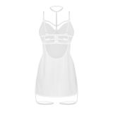 Бебі-долл Obsessive Arrowel White chemise L/XL