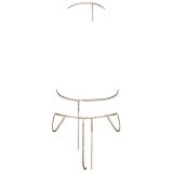 2450534 Cottelli Collection Top Set Chain - Gold {} S-L