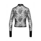 Блуза Noir Handmade F377 Noirelle Lace Button-up Shirt M