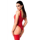 Боди Noir Handmade F352 Red powerwetlook body - M