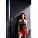 Бодистокинг Passion BS117 black/red