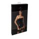 Корсет з підв'язками для панчіх Noir Handmade F381 Dominae Venom PVC corset-belt L