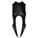 2644495 Cottelli Collection Crotchless Body Zip Black