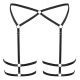 2340577 Cottelli Collection Suspender Belt Black