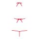 Боді - Obsessive Luiza Body Red S/M Боді - Obsessive Luiza Body Red S/M