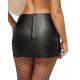 2001080 Zado Leather Skirt Black