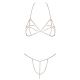 2450518 Cottelli Collection Bra Set Chain - Gold {} S-L 2450518 Cottelli Collection Bra Set Chain - Gold {} S-L