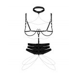 Портупея Obsessive Premisis Black harness S/M/L