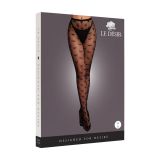 Колготки - Le Desir Heart Patterned Tights Black XS/XL