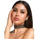 2450488 Cottelli Collection Rhinestone Choker - black {} S-L 2450488 Cottelli Collection Rhinestone Choker - black {} S-L