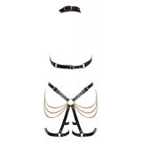 2001128 Zado Leather Harness Set Black