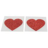 Прикраса для сосків - Cottelli Collection Nipple Sticker Heart