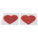 Прикраса для сосків - Cottelli Collection Nipple Sticker Heart