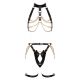 2001128 Zado Leather Harness Set Black