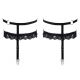 2460939 Cottelli Collection Suspender Garters Black