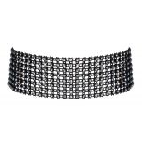 2450488 Cottelli Collection Rhinestone Choker - black {} S-L 2450488 Cottelli Collection Rhinestone Choker - black {} S-L