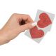 Прикраса для сосків - Cottelli Collection Nipple Sticker Heart