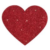 Прикраса для сосків - Cottelli Collection Nipple Sticker Heart