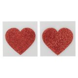 Прикраса для сосків - Cottelli Collection Nipple Sticker Heart
