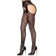 Колготки Leg Avenue Bloom Net Suspender Tights One Size Black